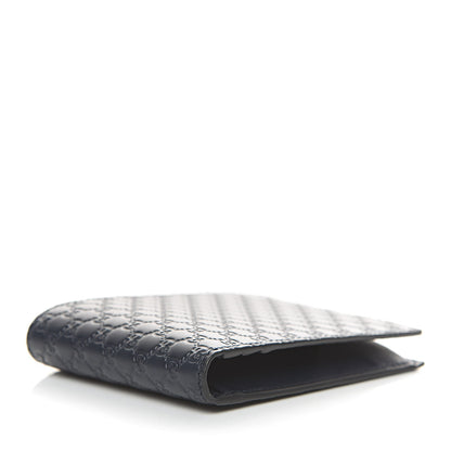 Gucci Microguccissima Bi-Fold Wallet Navy Blue 4 of 8