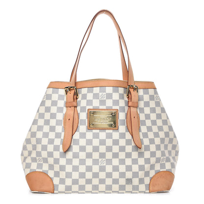Louis Vuitton Damier Azur Hampstead MM 1 of 20