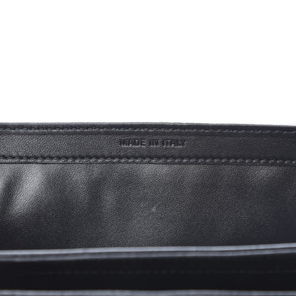 Christian Dior Lambskin Embroidered Tarot Pouch Clutch Black 7 of 9
