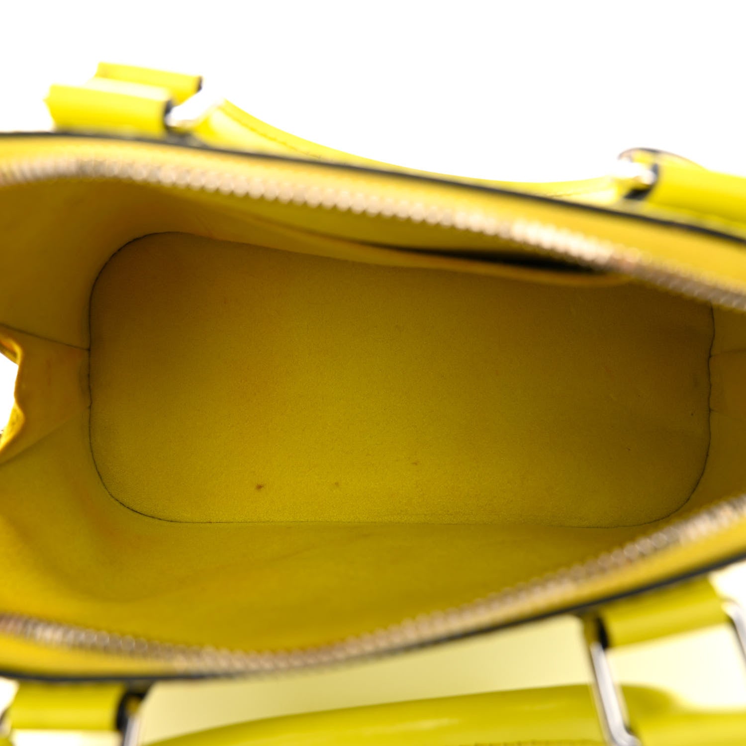 Louis Vuitton Epi Jacquard Alma BB Yellow Citron 5 of 9
