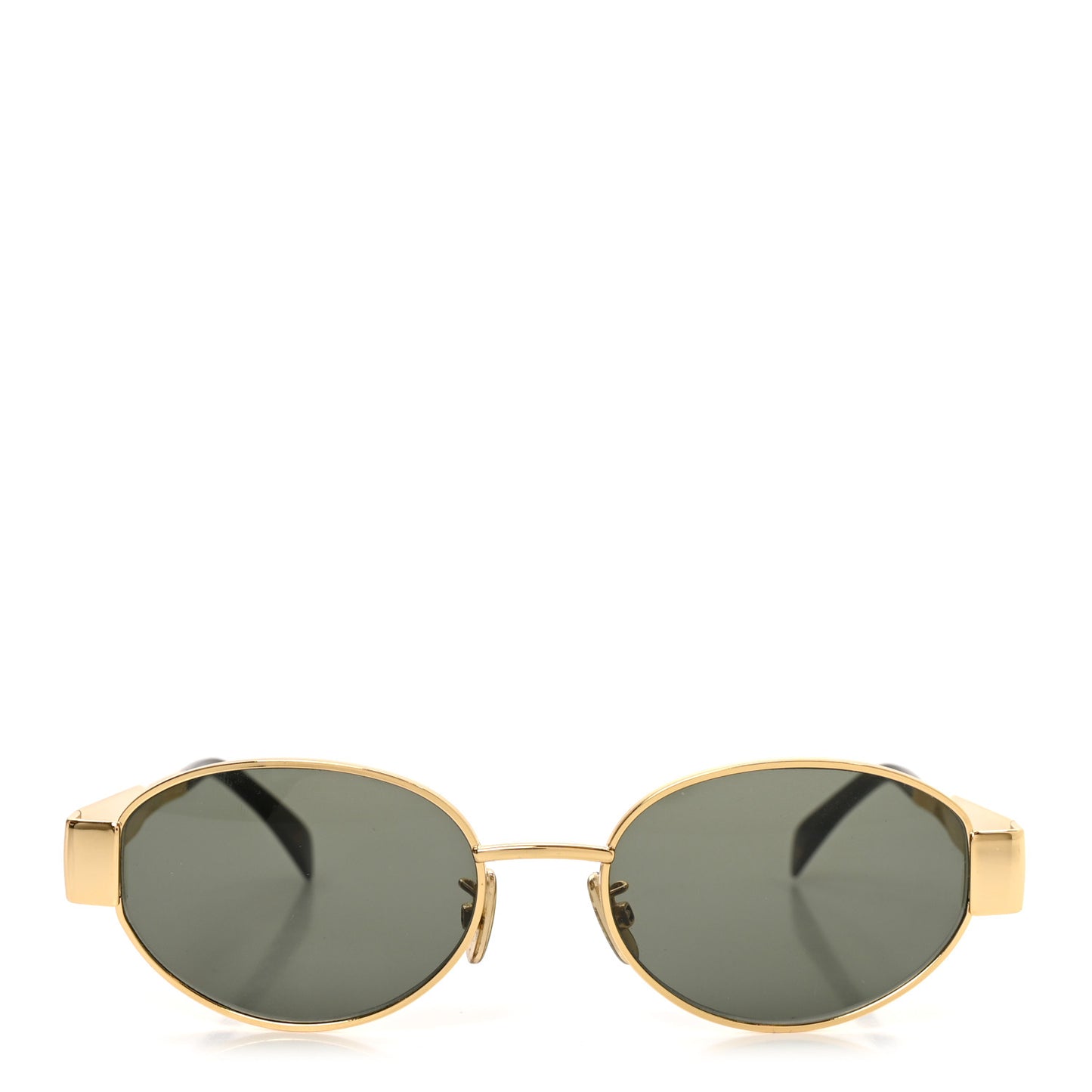 Metal Triomphe 01 Sunglasses Gold Green Gold Green