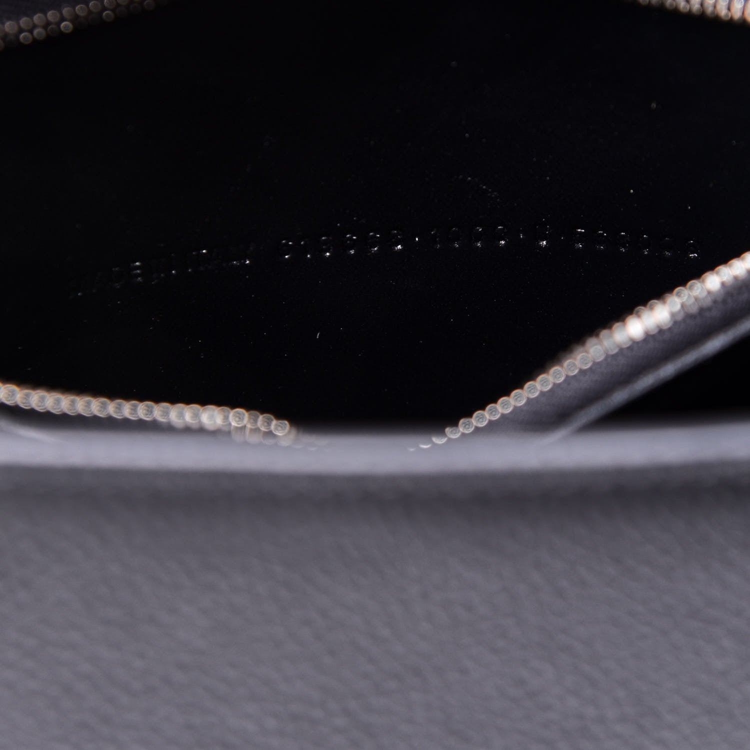Balenciaga Grained Calfskin Medium Hourglass Top Handle Bag Black 8 of 9