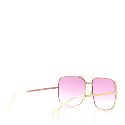 Celine Metal Sunglasses CL 41808/S Gold Pink 4 of 7