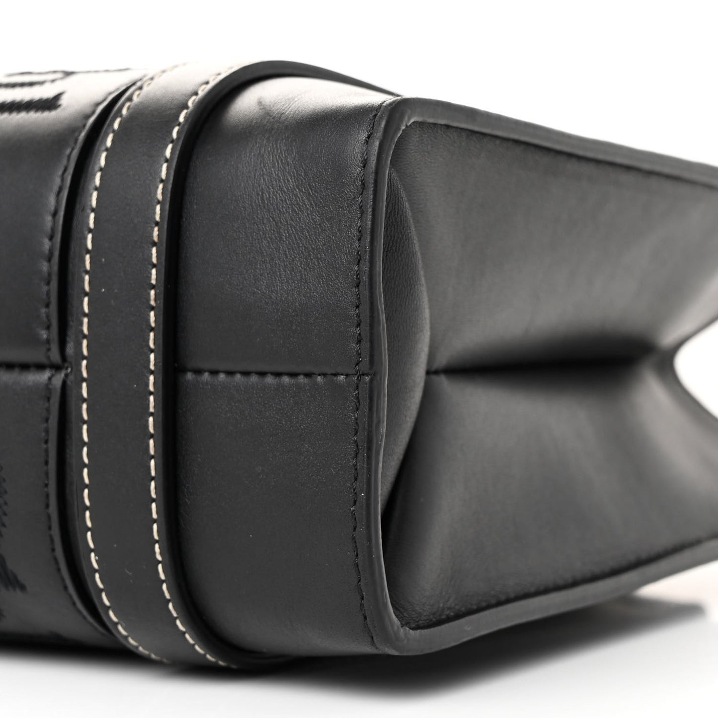 Calfskin Small Woody Tote Black
