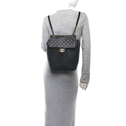Chanel Lambskin Quilted Large Urban Spirit Backpack Black 2 of 10