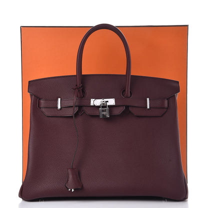 Hermes Togo Birkin 35 Bordeaux 33 of 33
