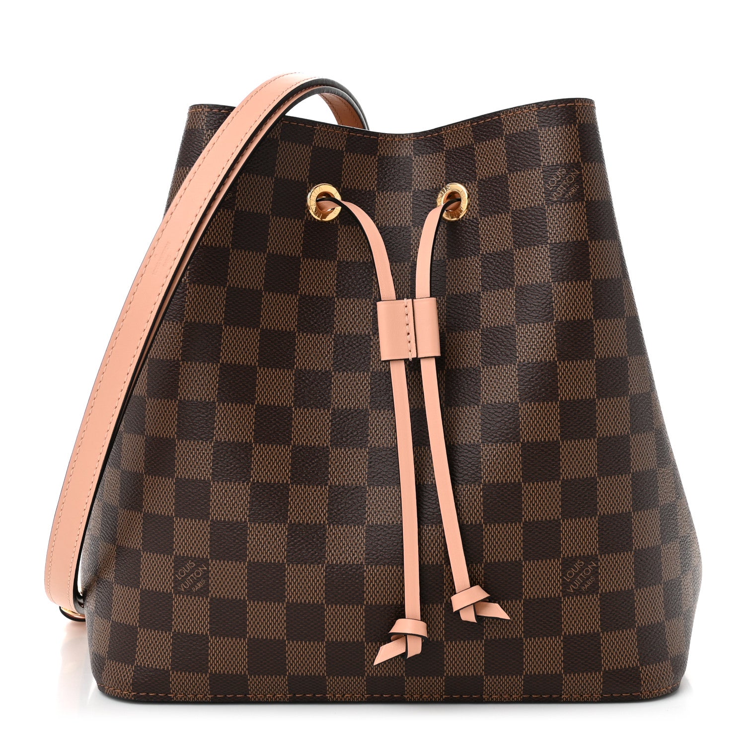 Louis Vuitton Damier Ebene Neonoe MM Venus Pink 1 of 9