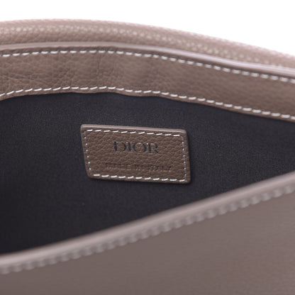 Christian Dior X KAWS Grained Calfskin Saddle Pouch Marron Multicolor 6 of 10