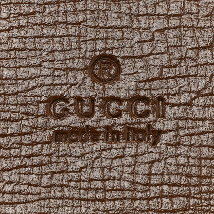 Gucci GG Supreme Monogram Horsebit 1955 Card Case Wallet Beige Ebony Brown Sugar 7 of 9