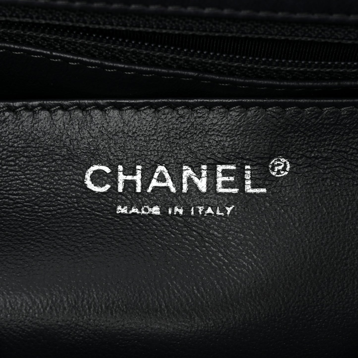Lambskin Quilted Jumbo Single Flap Anthracite