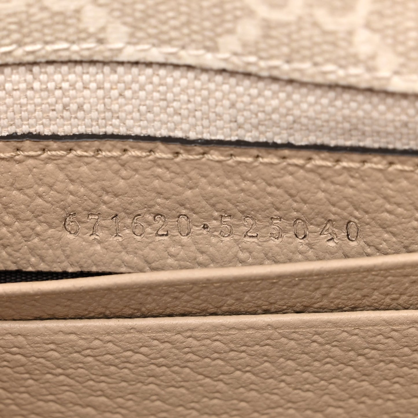 GG Supreme Monogram Textured Dollar Calfskin Mini Retro Interlocking G Flap Shoulder Bag Beige Mystic White Oatmeal