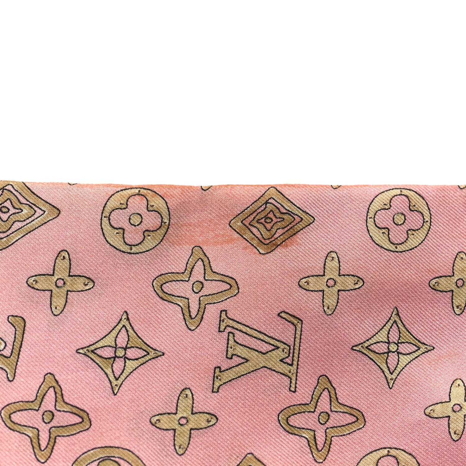 Louis Vuitton Silk Monogram Map Bandeau Plum Orient 4 of 4