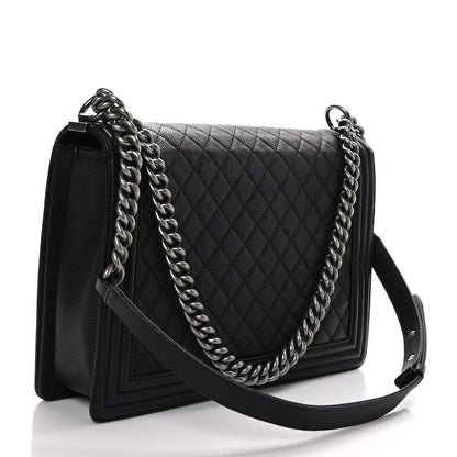 Chanel Caviar Quilted Large Boy Flap Black 3 of 10