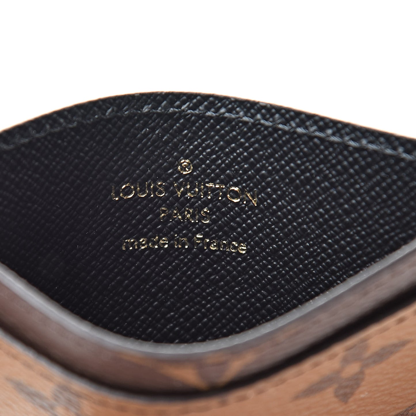 Reverse Monogram Card Holder