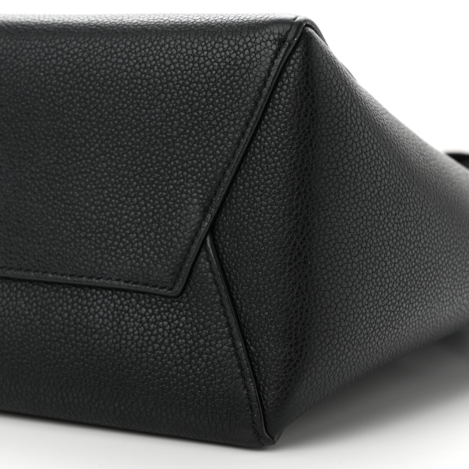 Celine Soft Grained Calfskin Small Sangle Bucket Bag Black 10 of 11