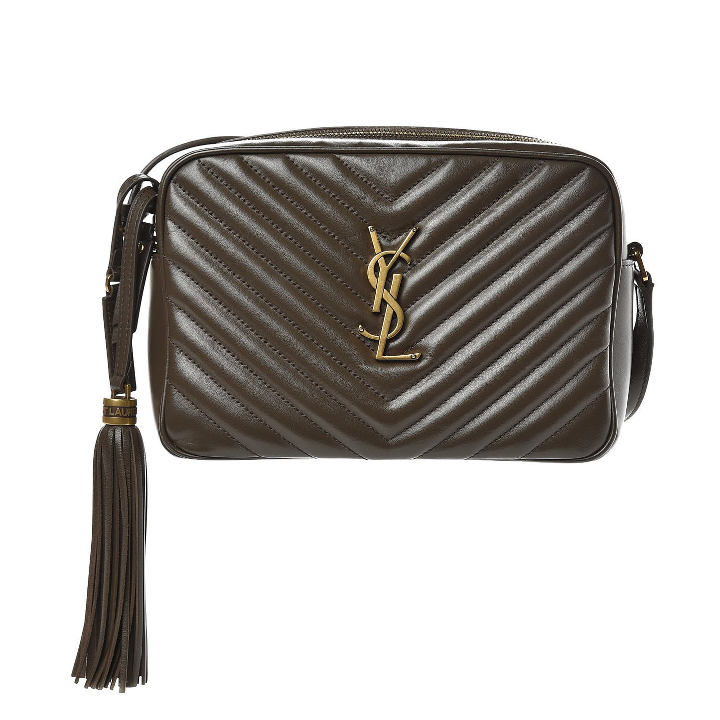 Calfskin Matelasse Monogram Lou Camera Bag Faggio
