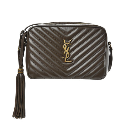 Saint Laurent Calfskin Matelasse Monogram Lou Camera Bag Faggio 1 of 9