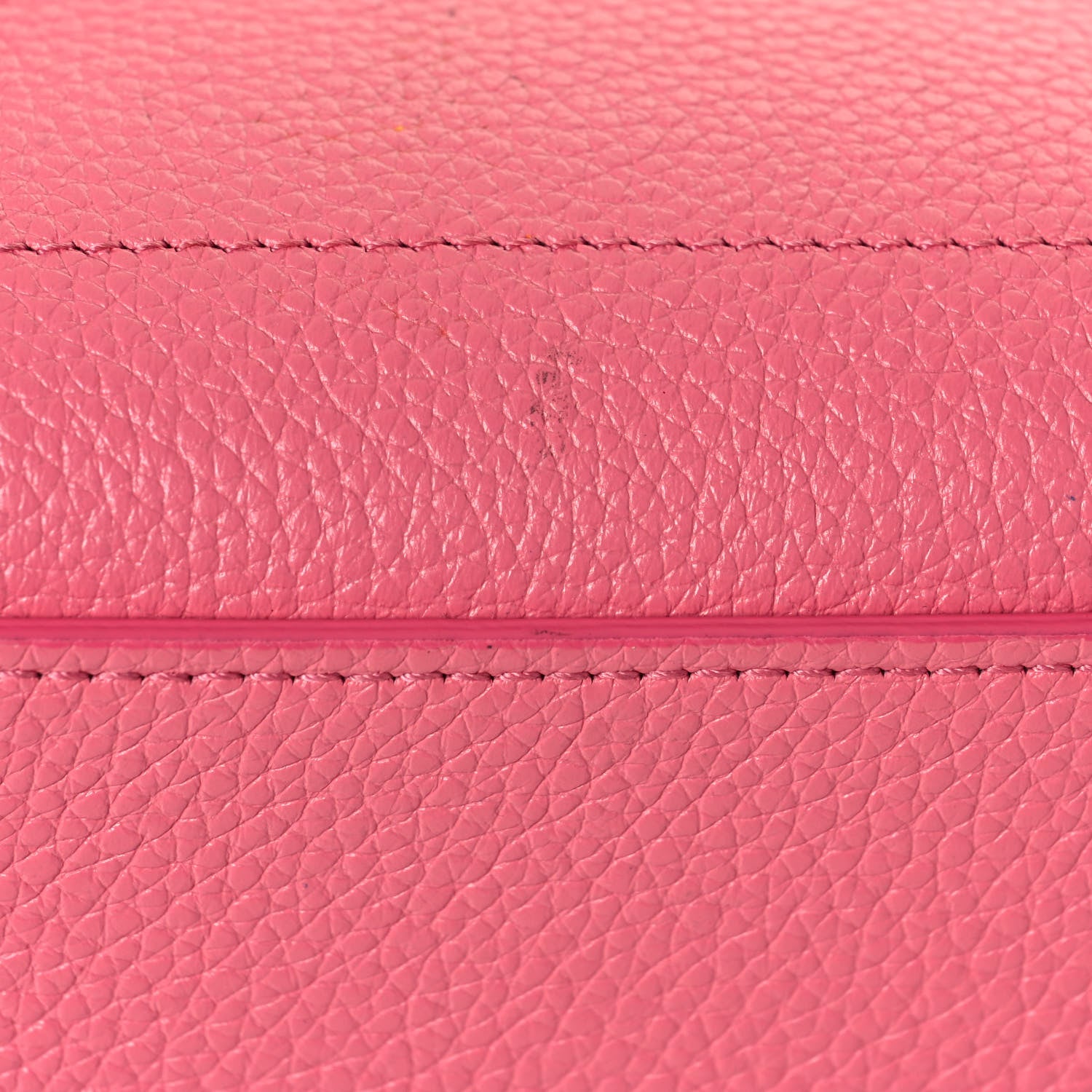 Celine Drummed Calfskin Nano Luggage Flamingo 15 of 15