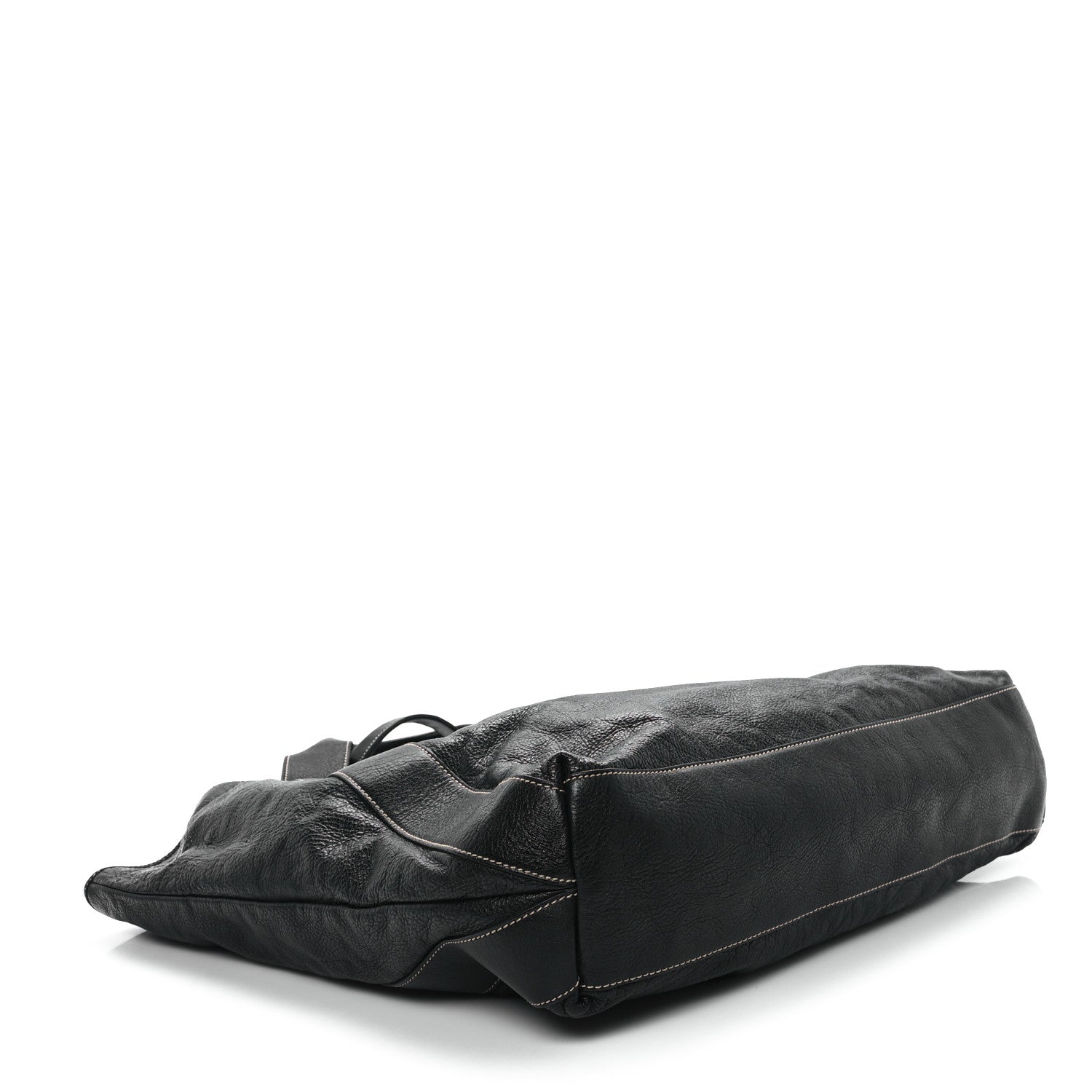 Gucci Leather Large Tote Unisex Black 4 of 11