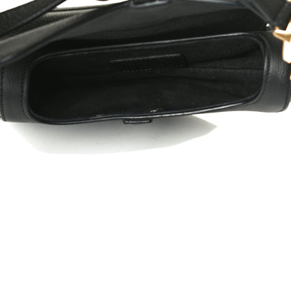 Christian Dior Grained Calfskin Mini Saddle Bag Black 12 of 15