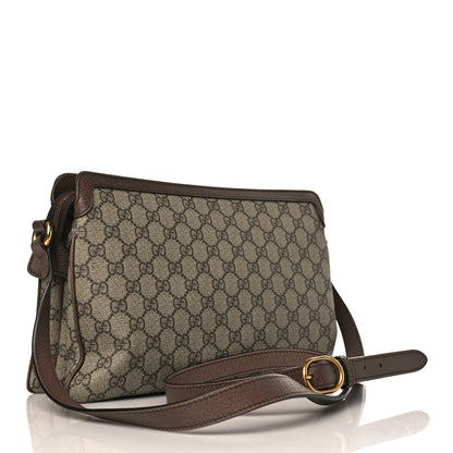 Gucci GG Supreme Monogram Web Medium Ophidia Shoulder Bag Beige New Acero 3 of 9
