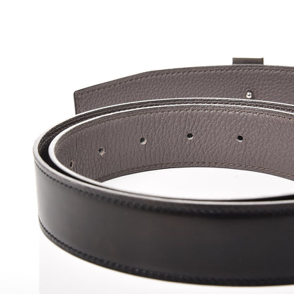 Hermes Box Togo 32mm H Belt 95 Black Etain 4 of 7