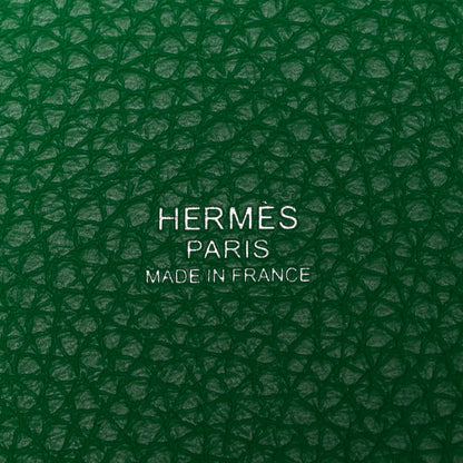 Hermes Taurillon Clemence Monochrome Picotin Lock 18 PM Bambou 6 of 11