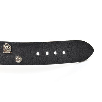 Gucci Calfskin Feline Heads Bracelet Black 6 of 6