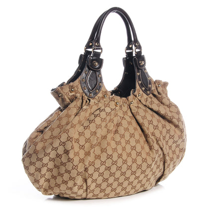 Gucci Monogram Studded Pelham Tote Ebony 3 of 7
