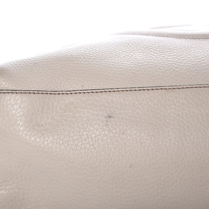 Gucci Pebbled Calfskin Medium Soho Chain Shoulder Bag Off White 15 of 15