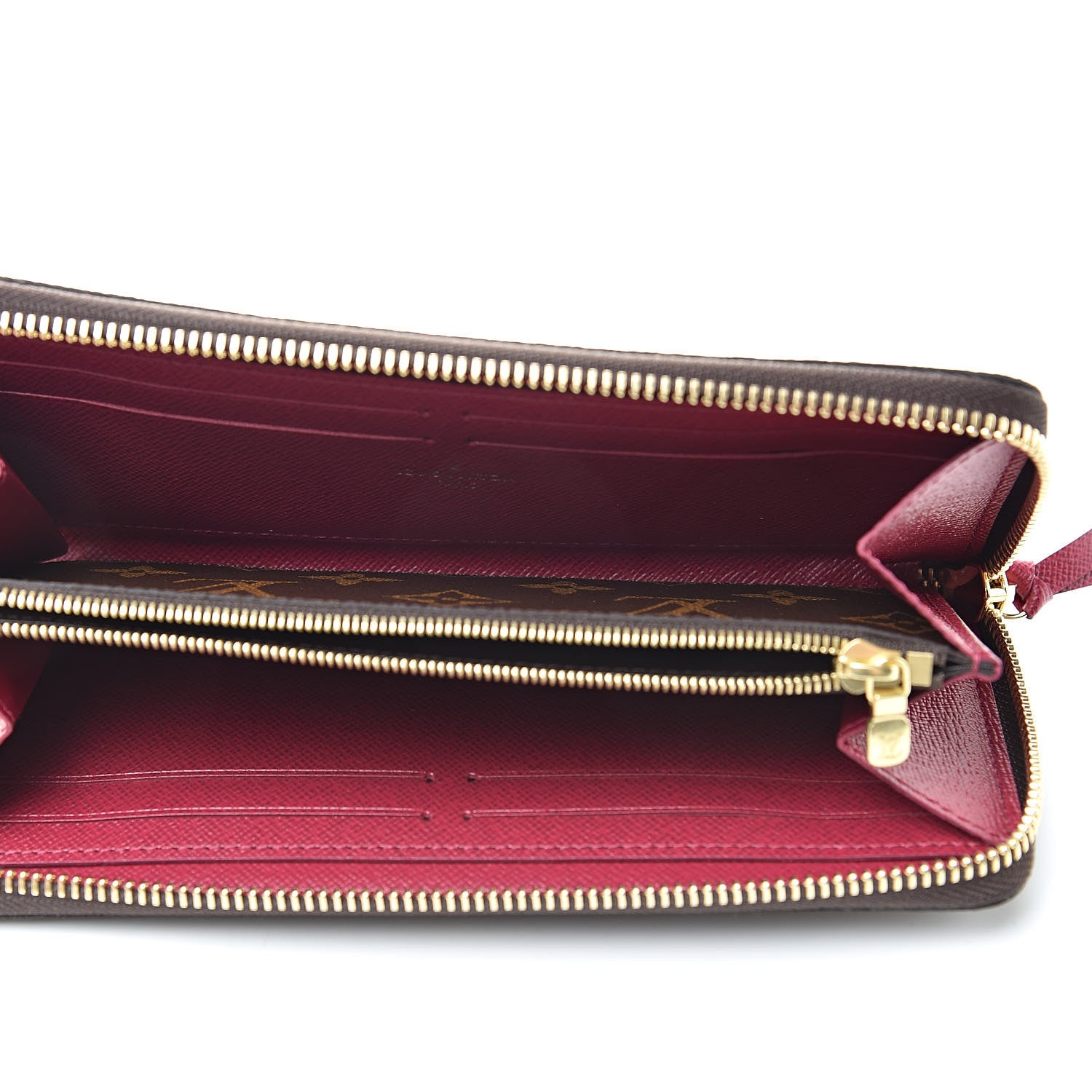 Louis Vuitton Monogram Clemence Wallet Fuchsia 5 of 7