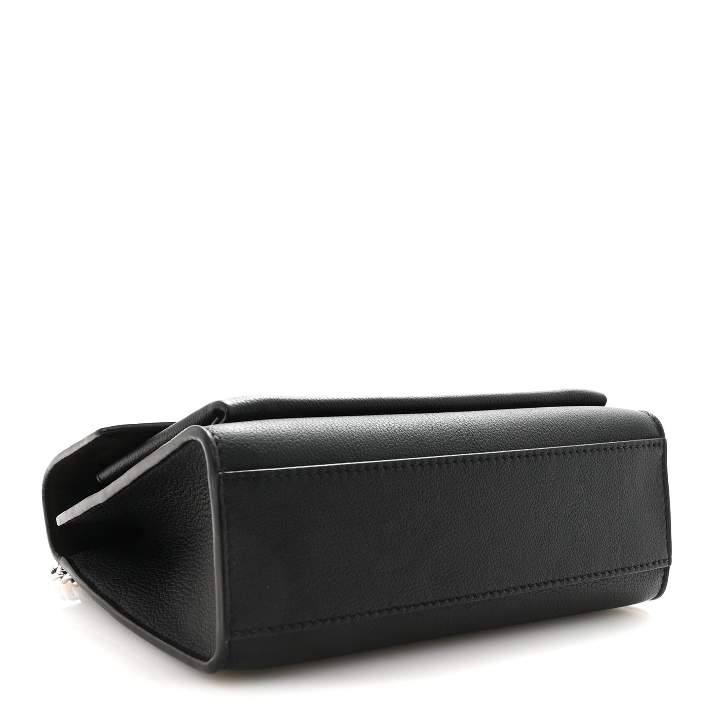 Soft Calfskin My Lockme Chain Bag BB Black