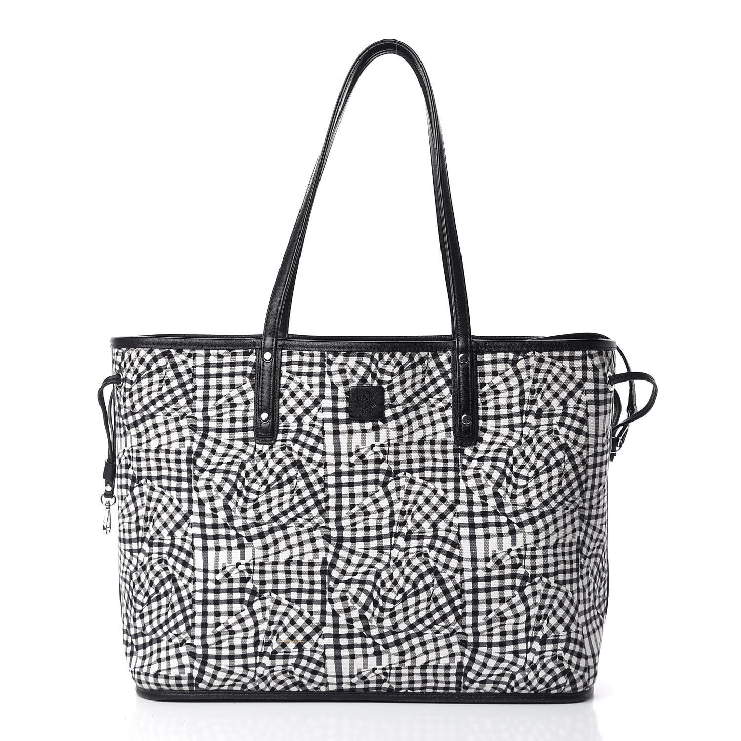 Visetos Medium Reversible Shopper Tote Black