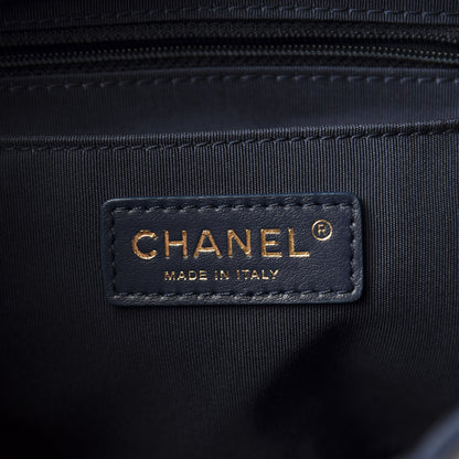 Chanel Calfskin Quilted Small Urban Spirit Backpack Navy 5 of 9