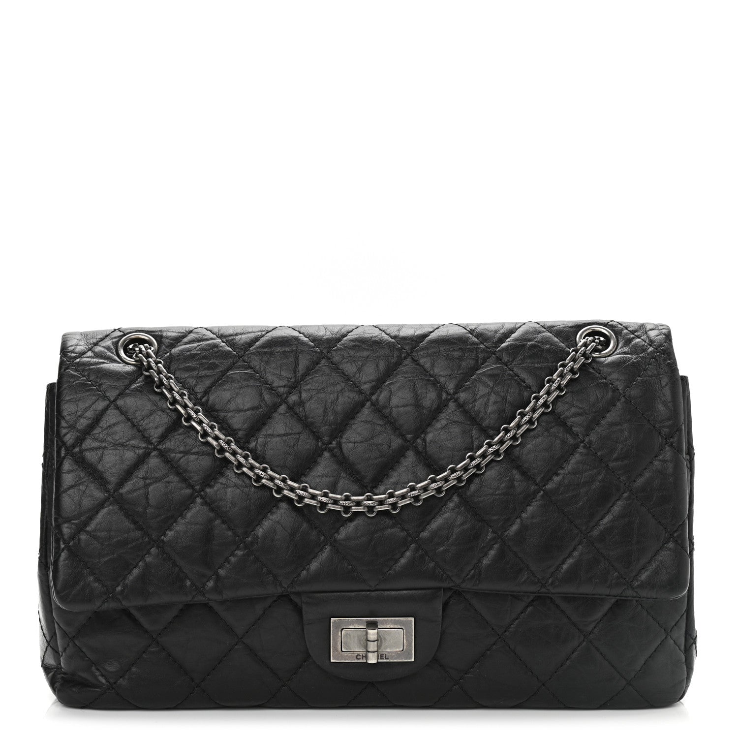 Chanel Aged Calfskin Quilted 2.55 Reissue 227 Flap Black 1 of 11
