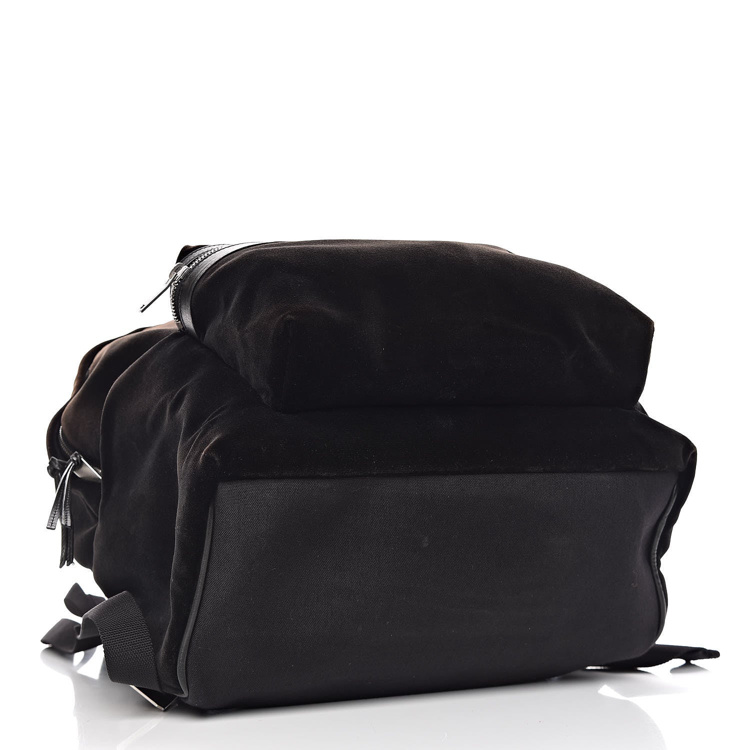 Saint Laurent Velvet City Backpack Black 4 of 13