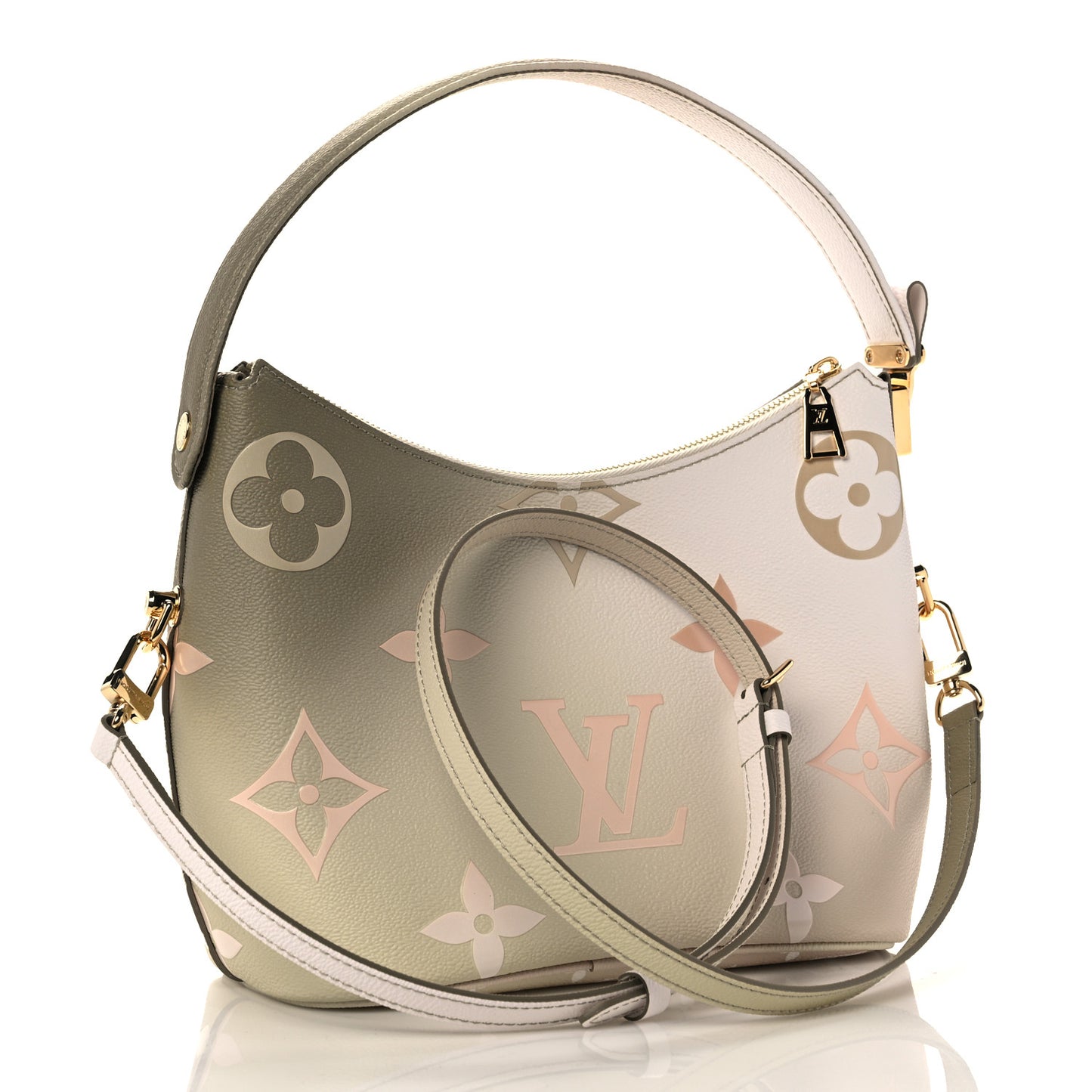Monogram Giant Spring In The City Marshmallow Hobo Sunset Kaki