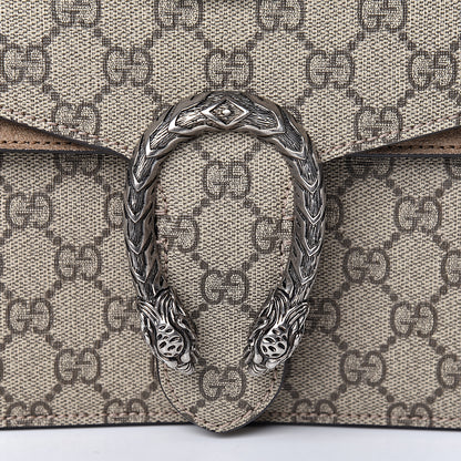 Gucci GG Supreme Monogram Small Dionysus Shoulder Bag Taupe 8 of 11