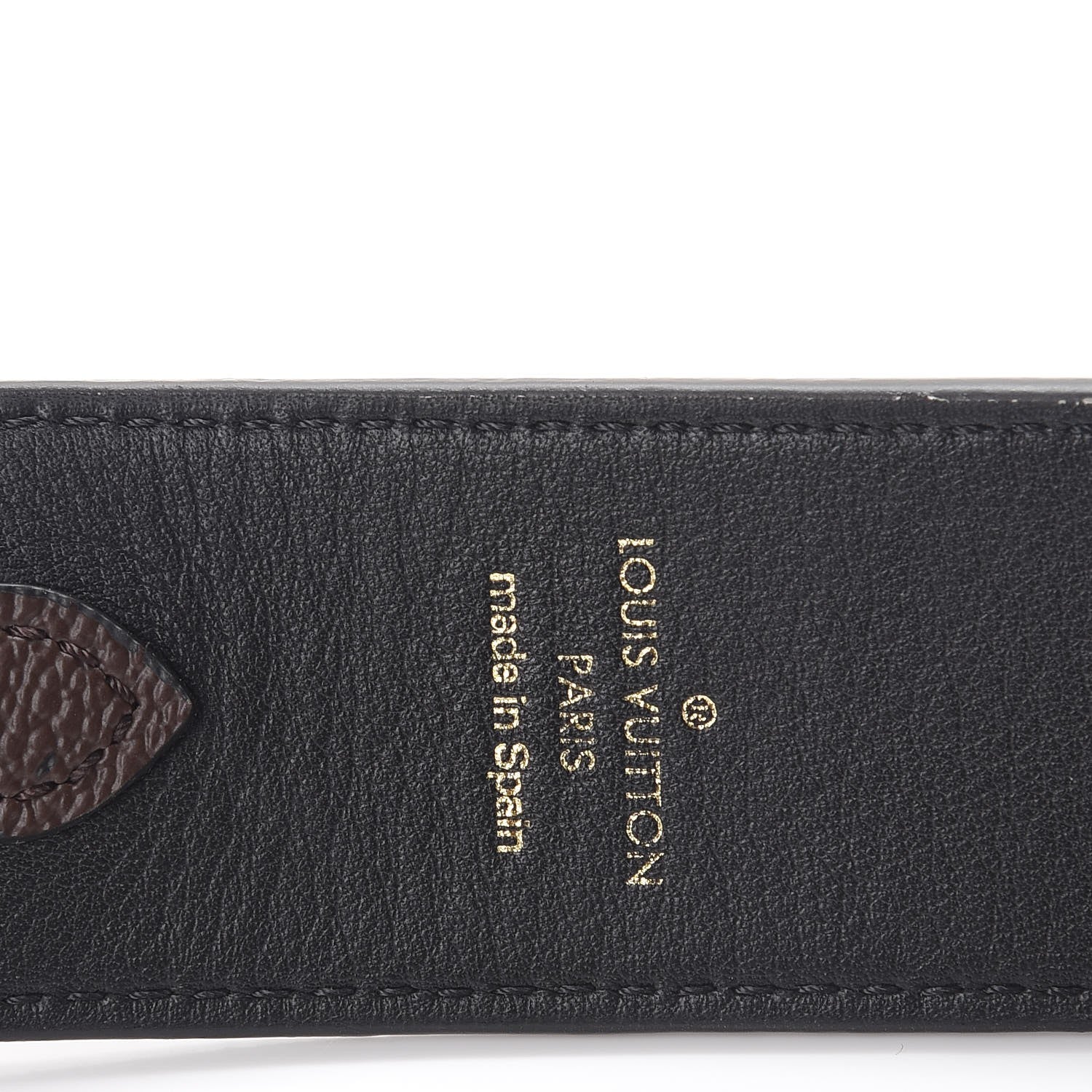 Louis Vuitton Monogram Bandouliere Shoulder Strap Black 5 of 10