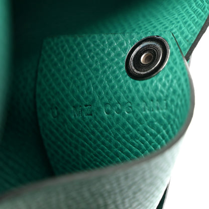 Hermes Epsom Calvi Card Case Vert Jade 7 of 8