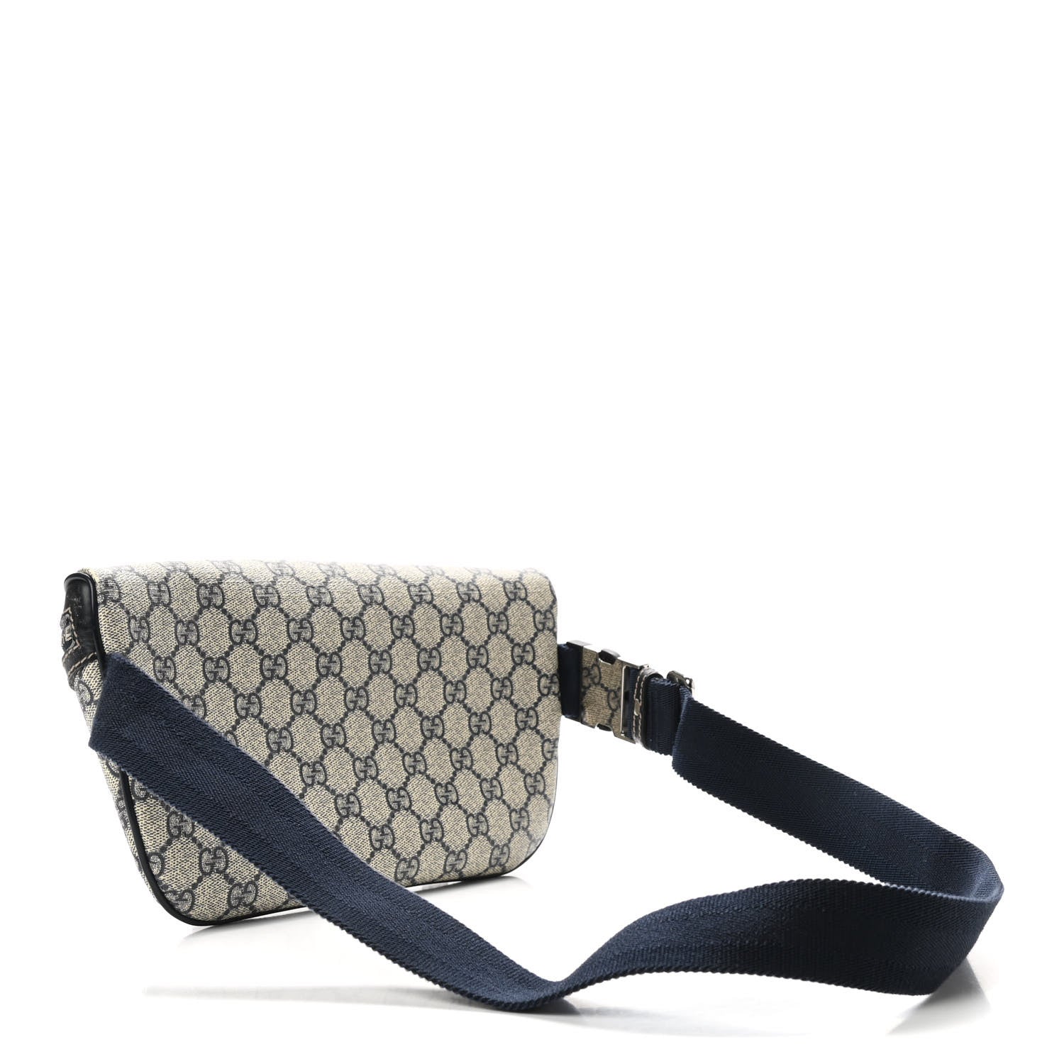 Gucci GG Supreme Monogram Belt Bag Navy 4 of 11