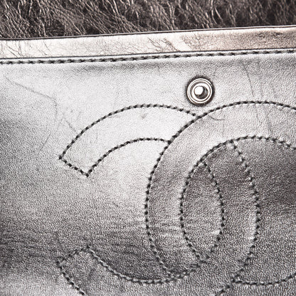 Chanel Metallic Aged Calfskin Quilted 2.55 Reissue 226 Flap Pewter 8 of 13