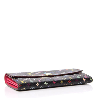 Louis Vuitton Monogram Multicolor Sarah Wallet Black Grenade 4 of 13