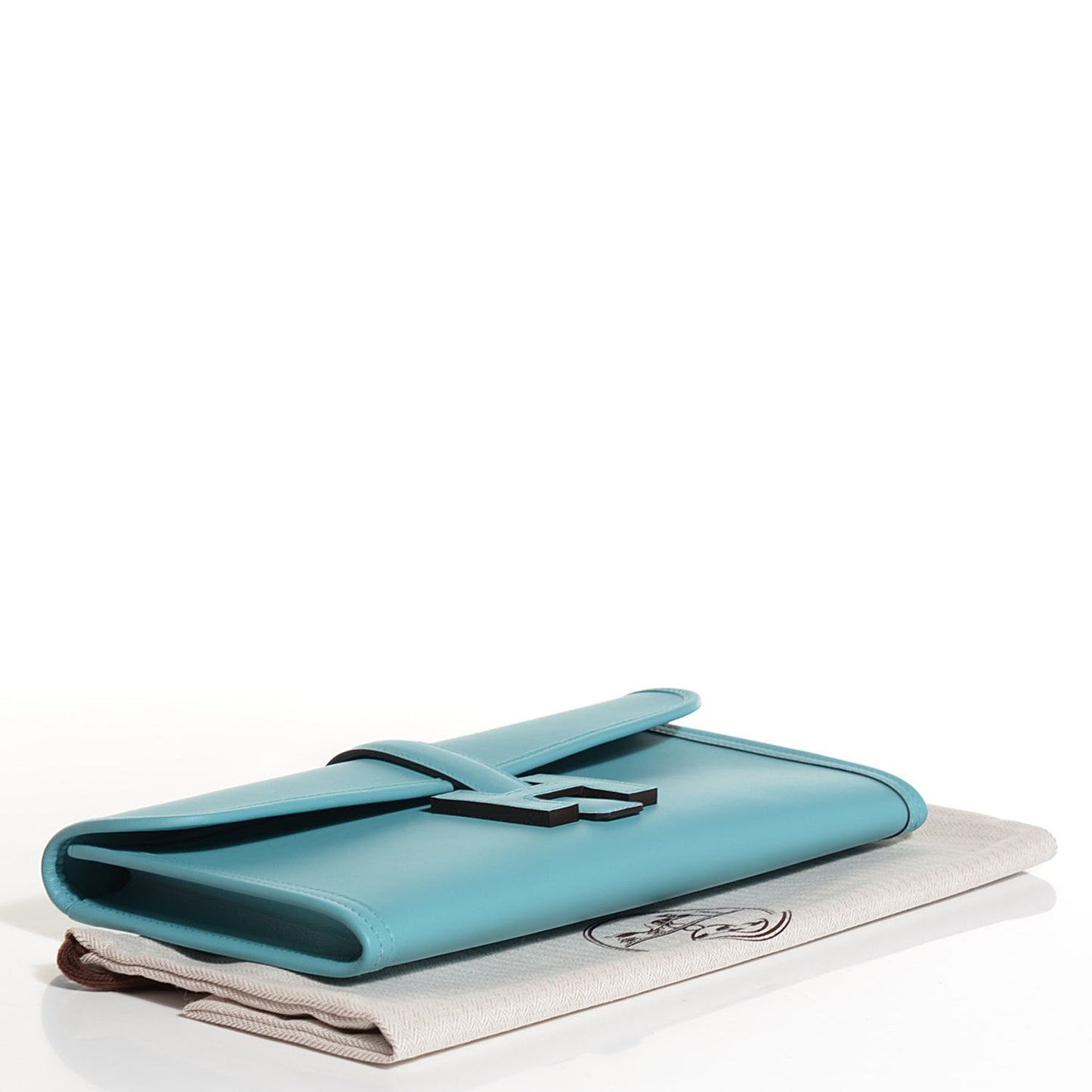 Tadelakt Jige Elan 29 Clutch Bleu Saint Cyr