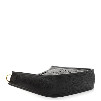 Hermes Taurillon Clemence Evelyne TPM Black 4 of 13