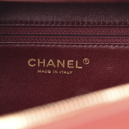 Chanel Lambskin Quilted Medium Trendy CC Bowling Bag Red 7 of 12