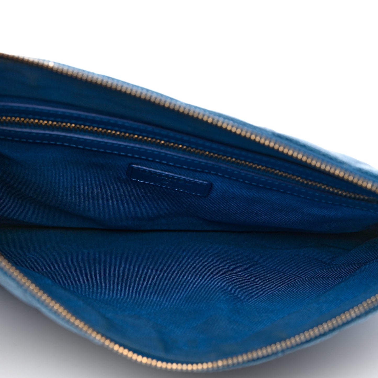 Caviar Ombre Medium Cosmetic Case Blue