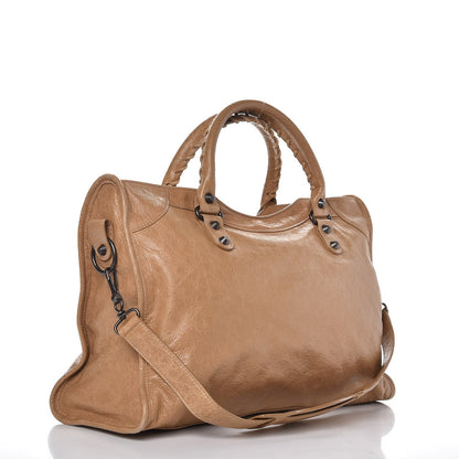 Balenciaga Agneau Classic Hardware City Beige Nougatine 3 of 7