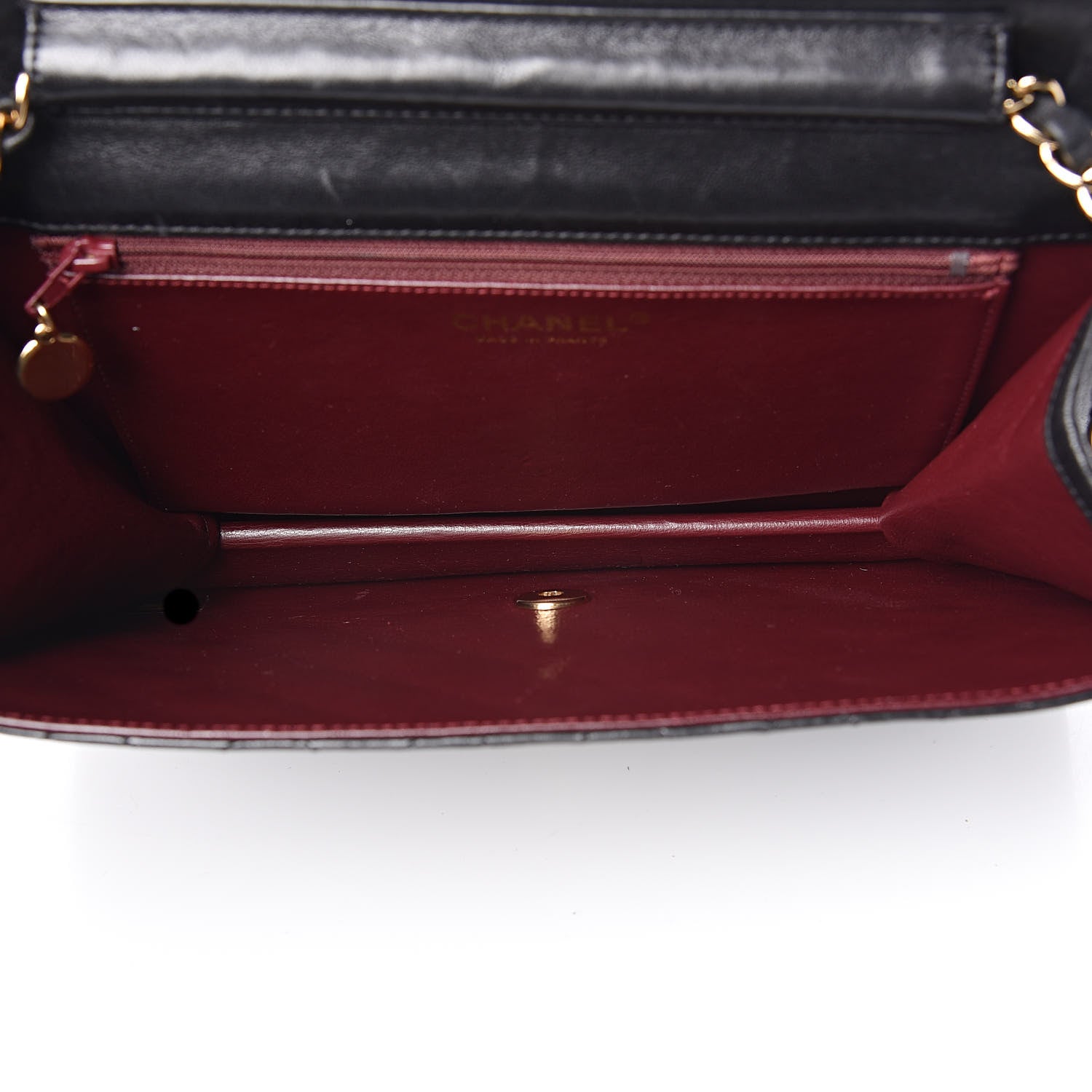 Chanel Lambskin Quilted Medium Single Flap Black 5 of 8