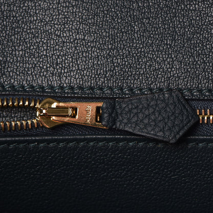 Hermes Togo Birkin 25 Vert Cypress 16 of 32
